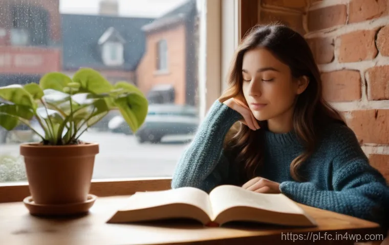 CSS 아키텍처 패턴의 사례 연구 - A young woman in her early twenties, with long, wavy brown hair, is comfortably seated in a cozy, su...