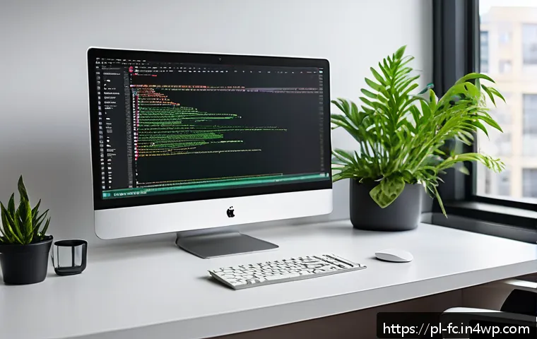 BEM 방법론의 장단점 분석 - A modern web developer workspace showcasing a large widescreen monitor displaying a well-organized C...